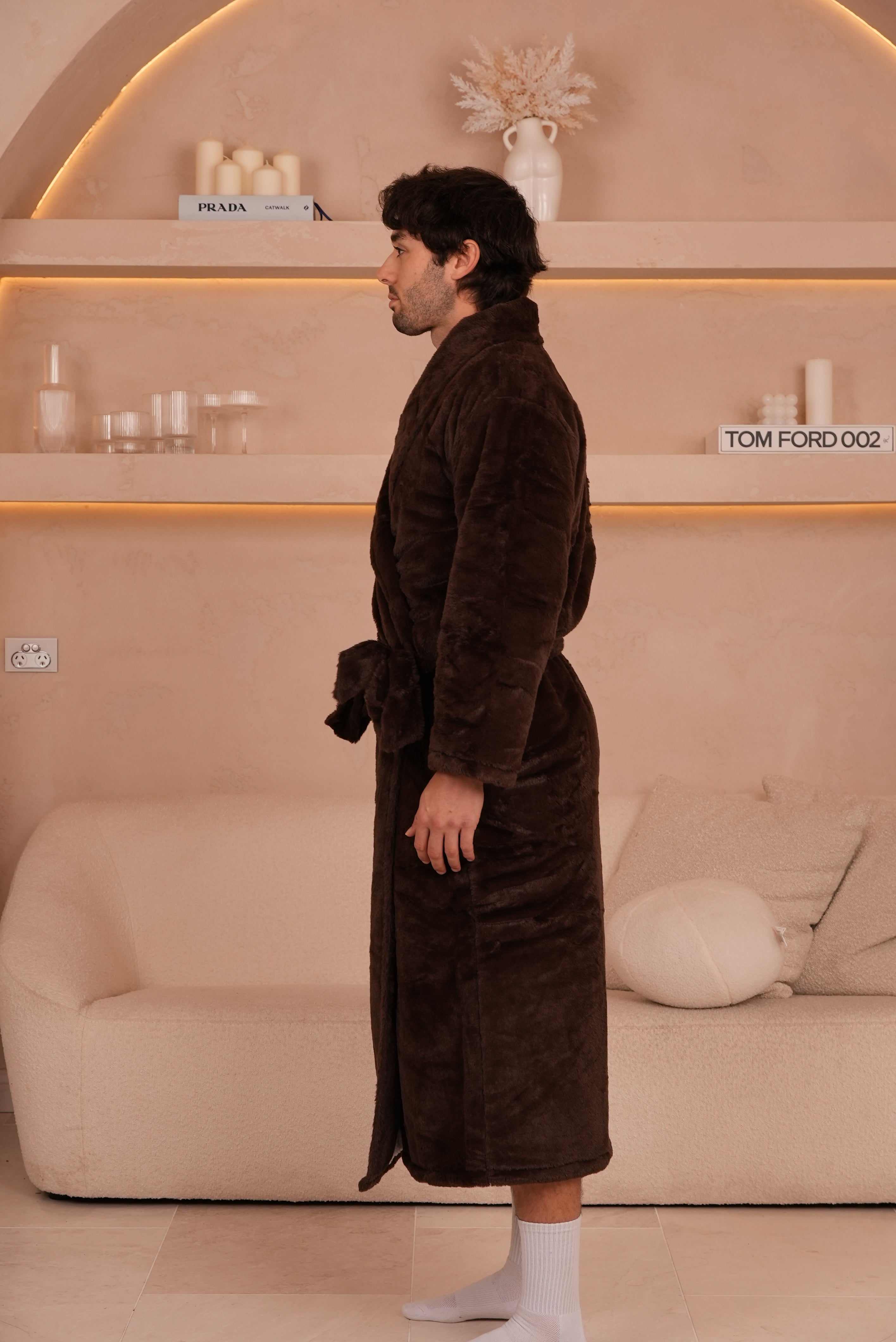 Signature Faux Fur Robe Coco