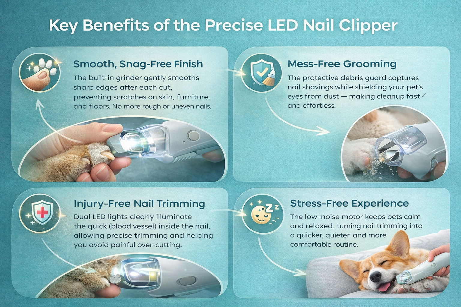 Precise Led Nail Clipper